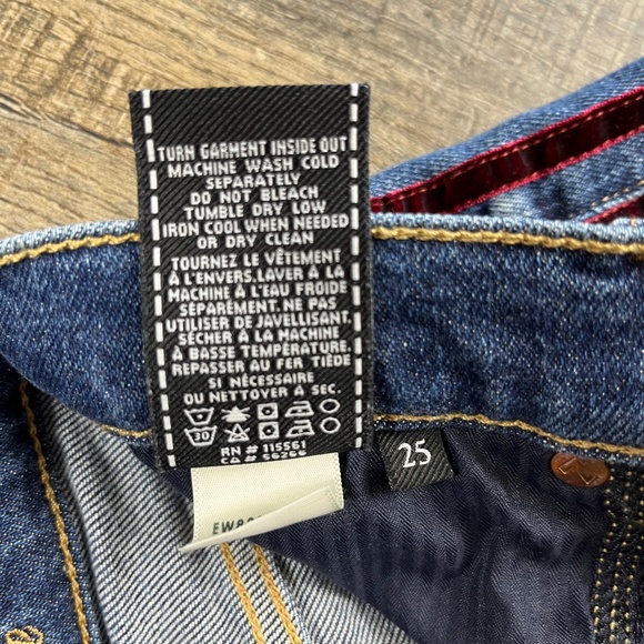 7 For All Mankind Roxanne Ankle Jeans Pants Denim ((size 25)) - Picture 8 of 8